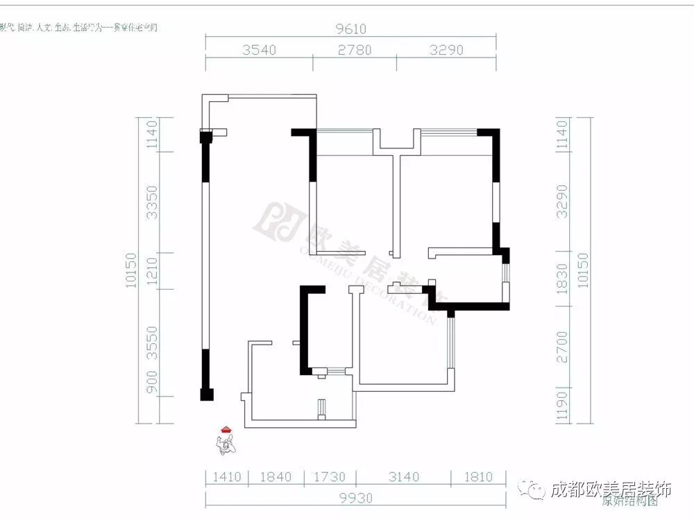 成都裝修案例香瑞楠府